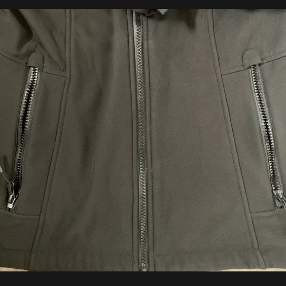 New! Women’s Free Country Black Hooded Jacket S - Picture 4 of 10